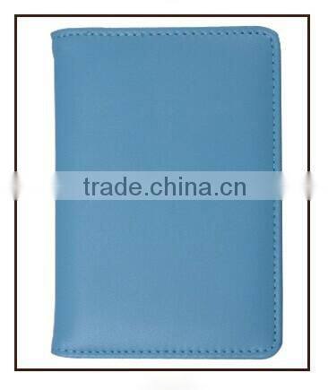 Dongguan factory direct custom simple style passport holder with customized Logo,2016 new arrived leather passport cover