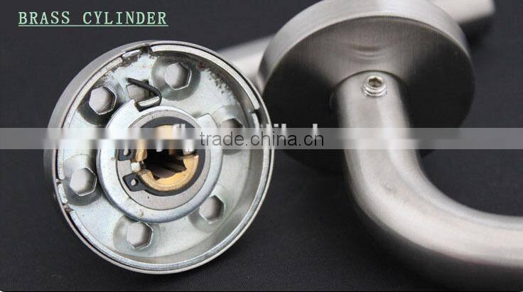 High-quality TRI-CIRCLE Stainless steel wholesale household anti-theft double sided door handle locks, stainless steel handles