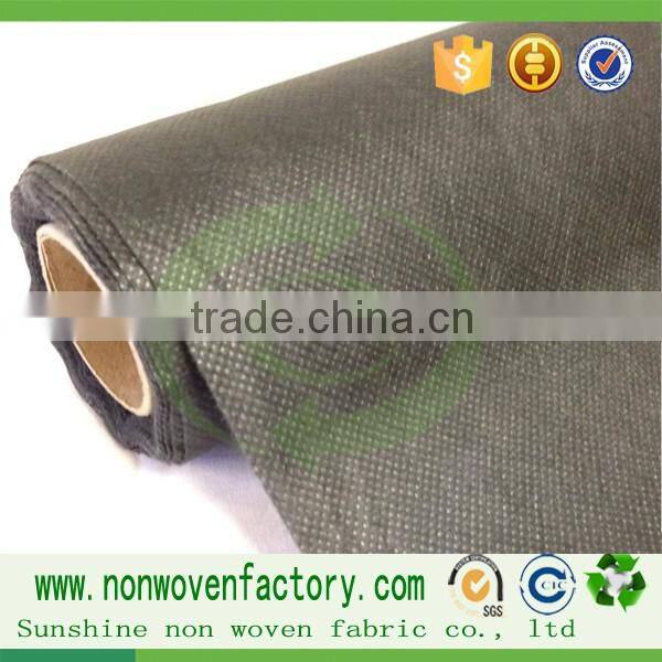 Black nonwoven spunbond weed garden black weed control fabric