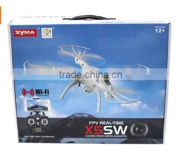 2016 HOT sale drone SYMA X5SW RC quadcopter 2.4G HD 0.3 MP Camera 4CH WIFI FPV RC drone factory price