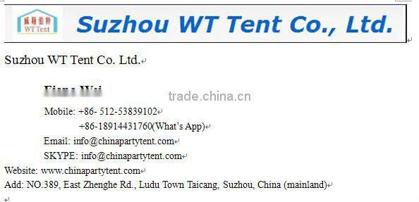 PVC fabric outdoor gazebo tent for sale factory price