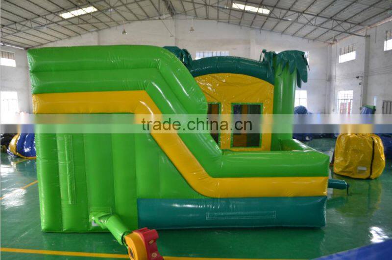 Selling popular mini green combo inflatable combo bouncer for children