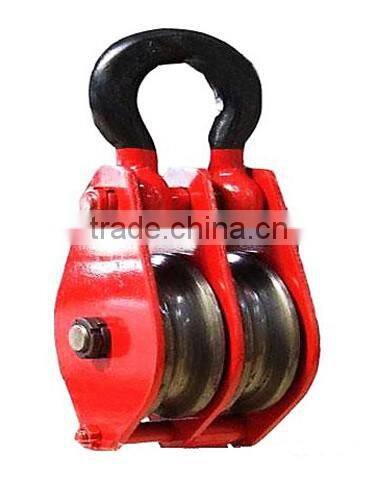 Pulley, lifting pulley, rope lifting pulley