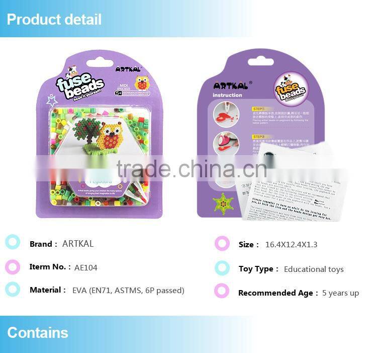 Creative fashion AE104 artkal fuse beads kits for kids christmas gifts
