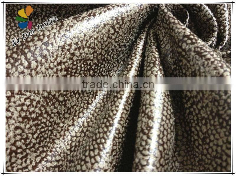 Polyerster Embossed Suede Fabric for Sofa Set