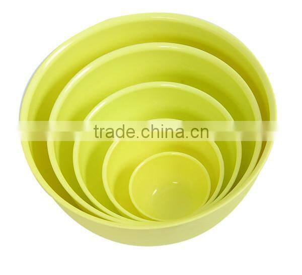 5Pcs/Set New Design High Quality Eco-friendly Kitchen PLA Salad Bowl