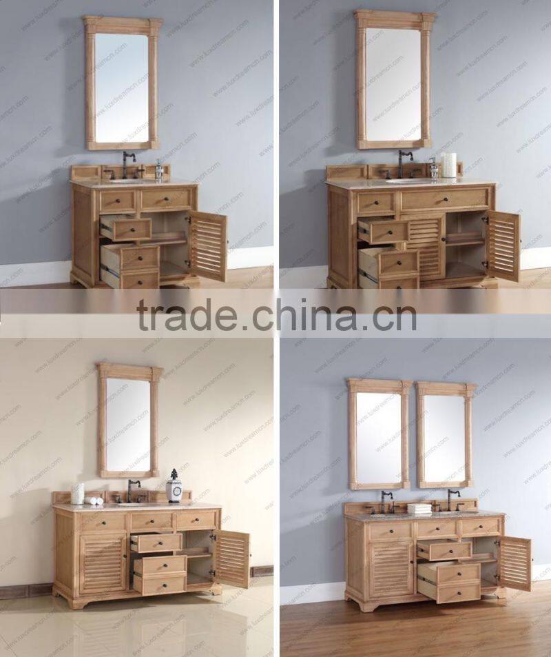 Toronto nature wood bathroom vanities with granite top