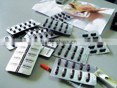 pharma packing PVC amber and green color rigid plastic film