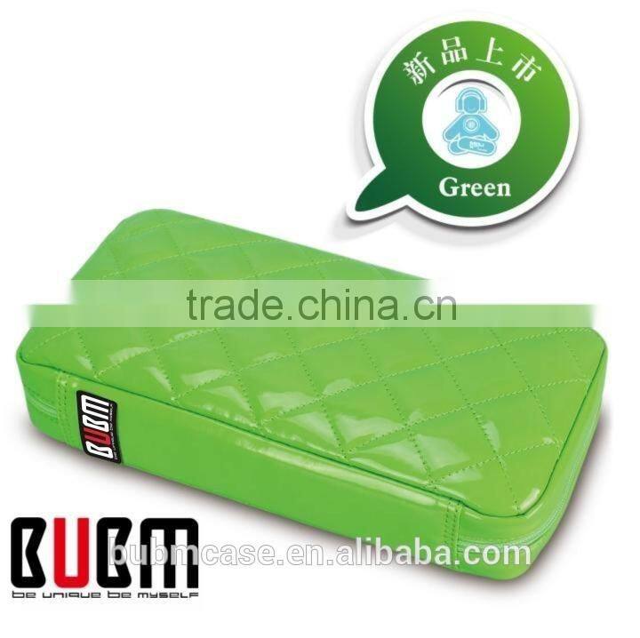 Fashion Green 64 Capacity PU Fabric DVD Case CD Holder personalized cd case multi disc dvd cases