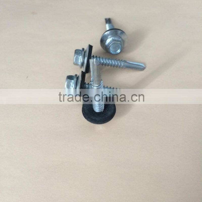 For special steel H-beam hexagonal extended self drilling screws