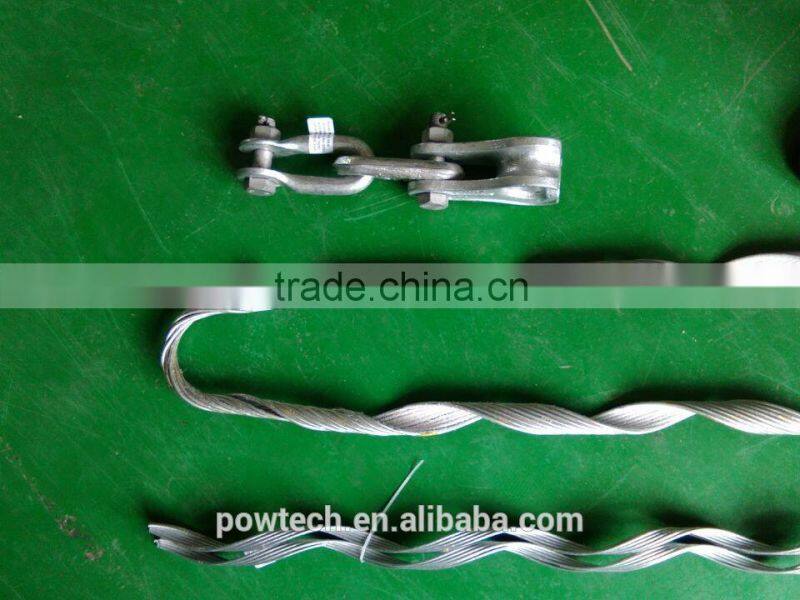 ADSS cable tension clamp (Two Amour rods)