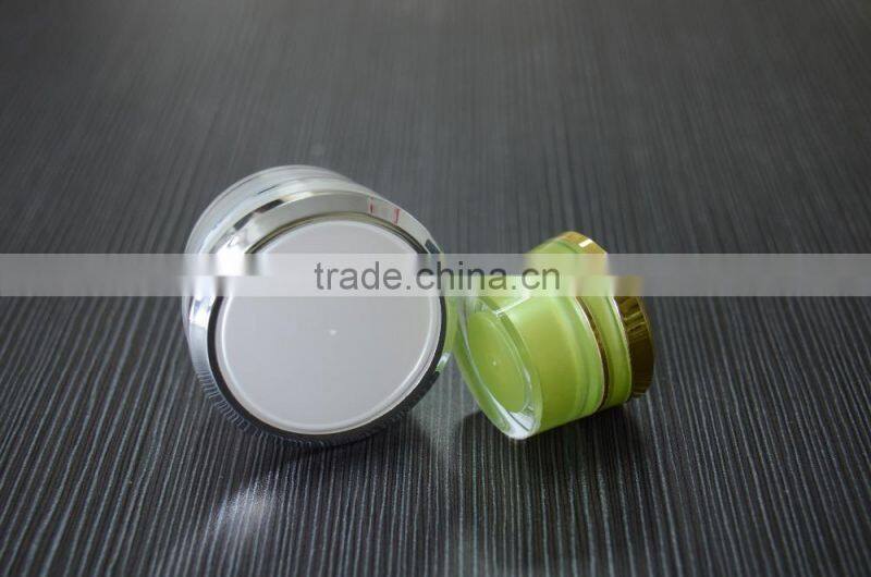 china wholesale packaging cosmetic cream plastic acrylic cosmetic jar