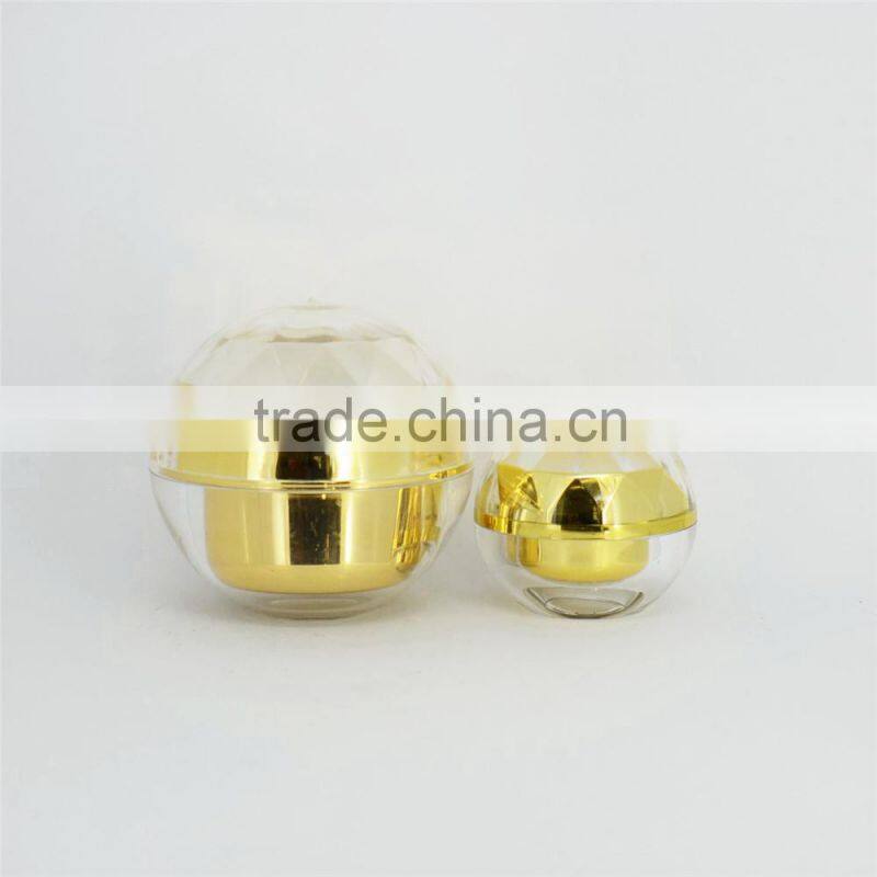 Fashion professional manufacturer acrylic cosmetic jars plastic container
