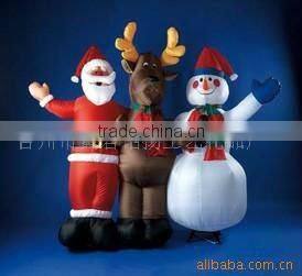 Deer Inflatable Christmas with red hand