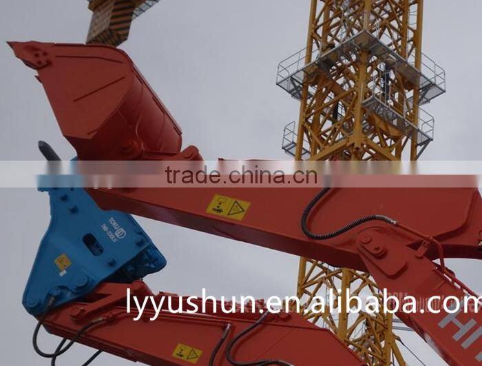 KMQ Hydraulic 0.55/0.2/1.1cmb Bucket/Round Wood Grapple/Breaking Hammer For PW130ES-6 Excavator