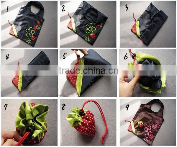 OEM foldable shopping bag/polyester folding shopping bag/folding bag