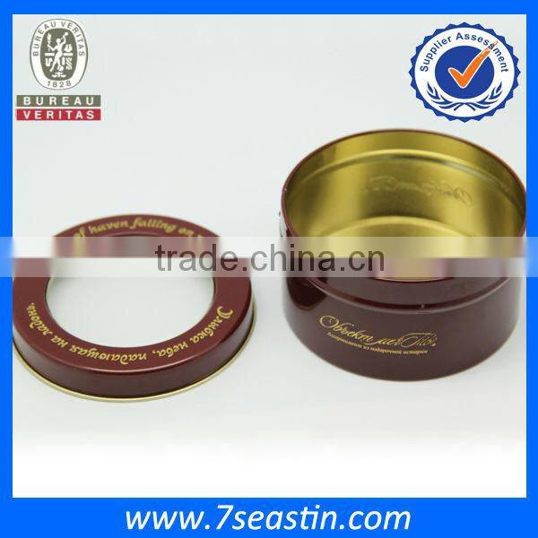 clear pvc window custom watch tin box