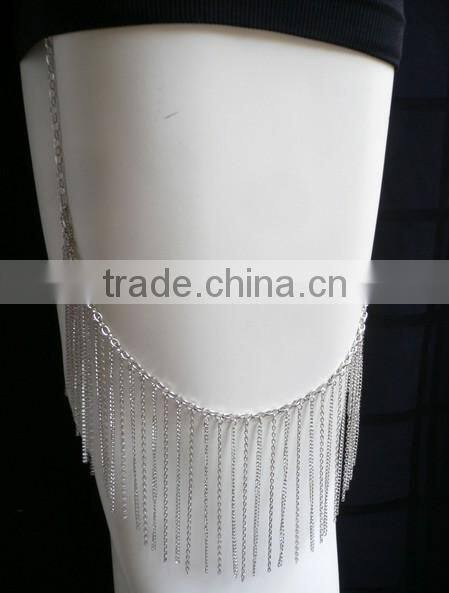 Jewelry gold sexy tassels leg chain