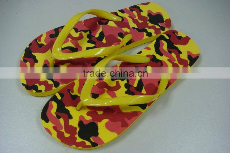 ladies plain camoflage beach summer rubber thong