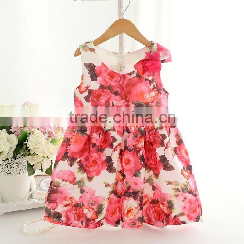 high end fashion design dress baby casual wear for kids