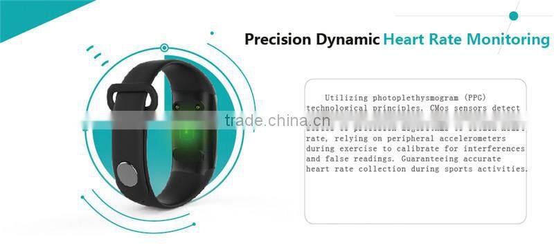 JW018 Bluetooth 4.0 Smart band bracelet & Heart Rate Monitor Activity fitness Tracker Wristband for IOS & Android device