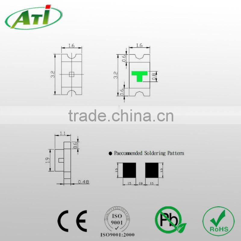 0805 red color led chip, 0805 led chips, 0805 SMD led