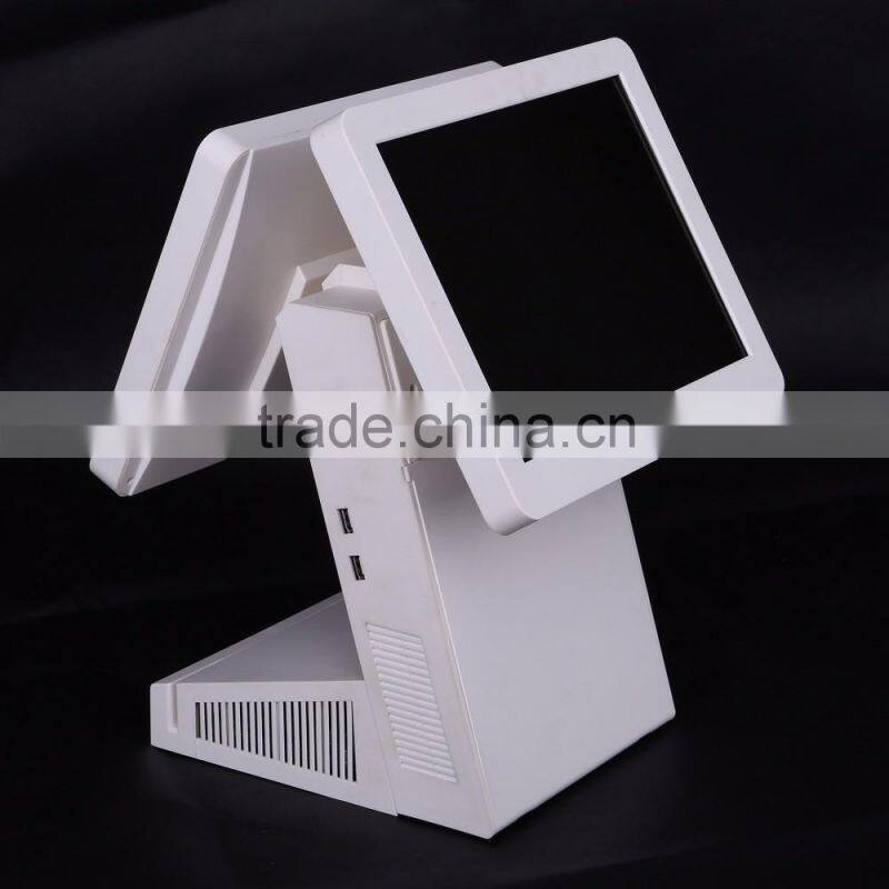 12.1 inch Dual Screen All in One Touch POS System for Suppermarket