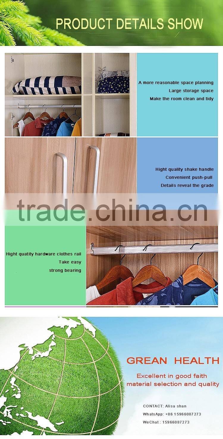 bedroom furniture wooden wardrobe designs, 2 doors and one drawer