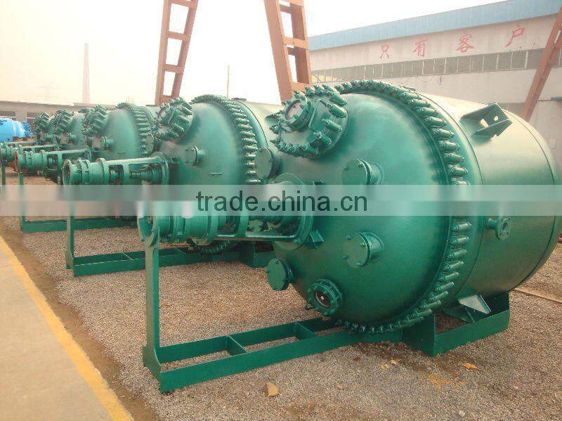 Glass lined coating vessel