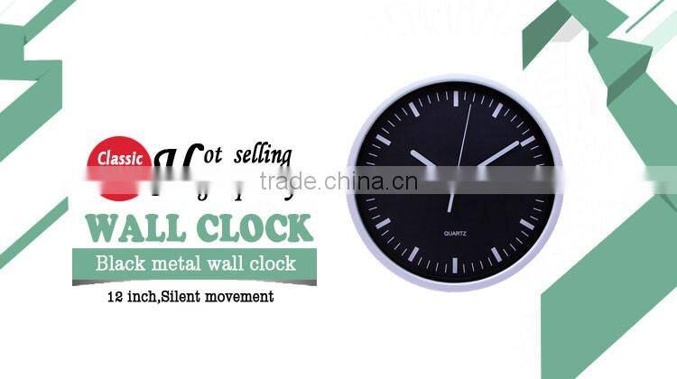 2016 quality and low overhead clock tempered glass