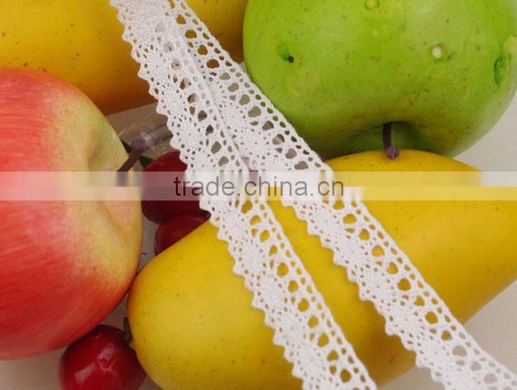 2016 african guipure Cotton ribbon trim crochet accessories lace 150201