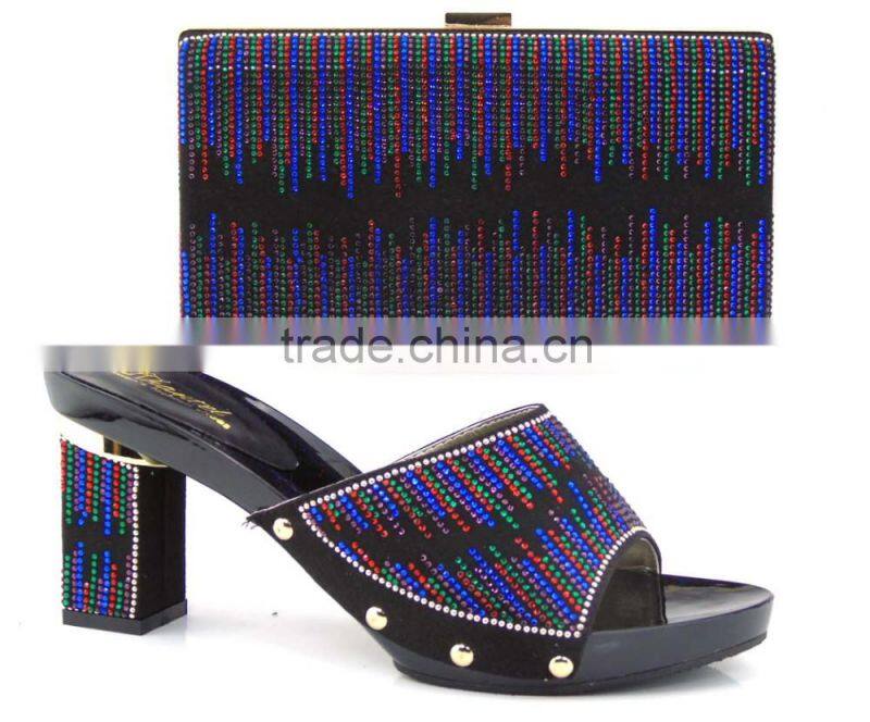 Top fashion women shoes italian shoes and matching bags for party