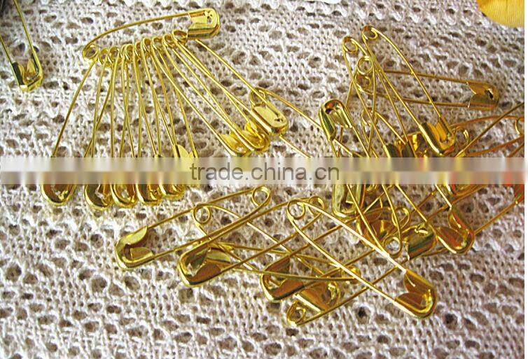 Fashion Design Decorative Brass Safety Pin