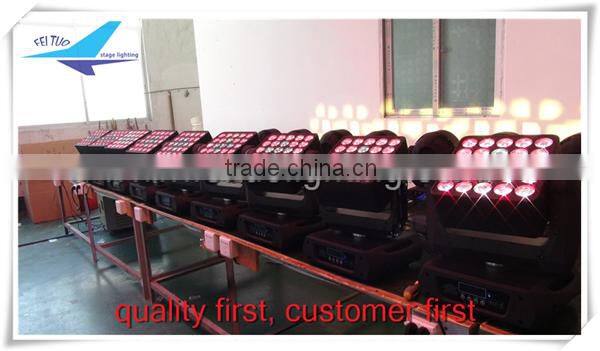 matrix beam led 25x12w rgbw led matrix moving head