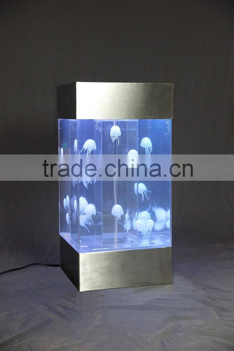 wonderfull Table top colorful Jellyfish tank. fish tank ,aquarium
