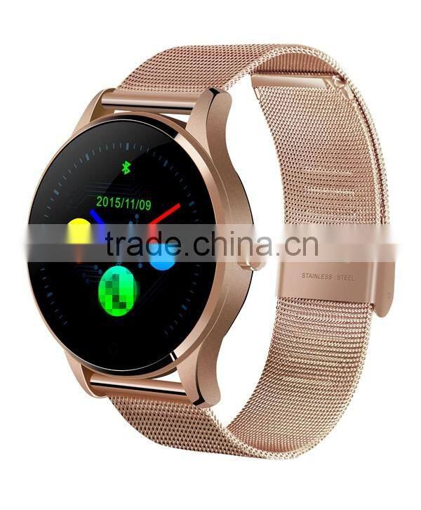 K88H Smart Bluetooth Watch 2016 Latest Calorie and Heart Rate Measuring Smartwatch Wholesale.