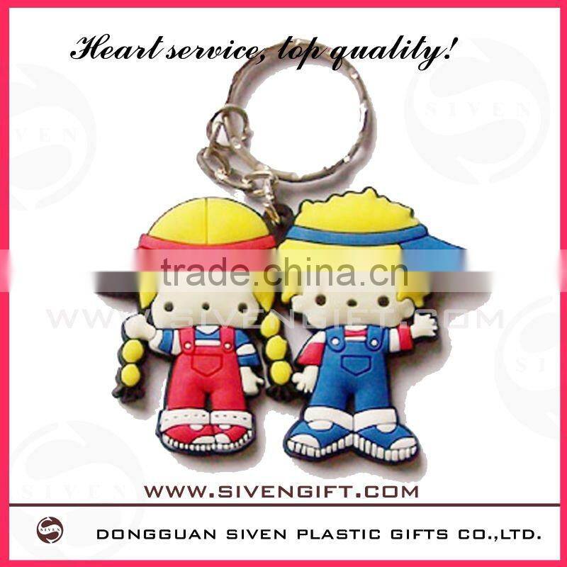custom keyring/soft pvc keychain/rubber keychain