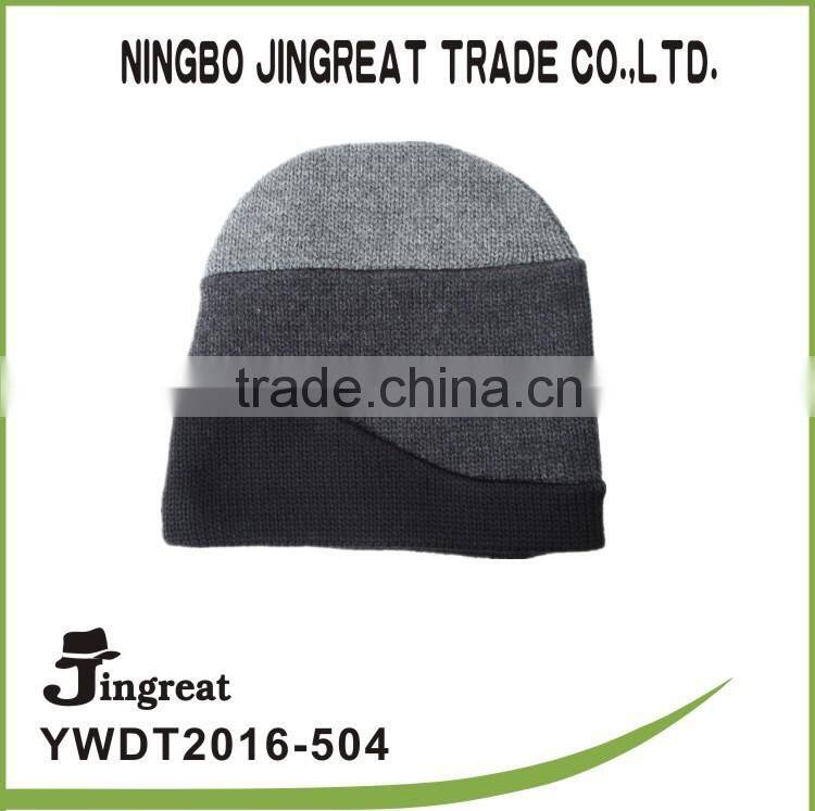 Wholesale Lastest and Fashion Fabric knitted winter warm beanie hat blue tooth headset