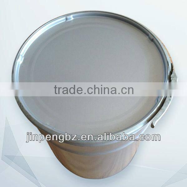 printed painting round metal can with lid