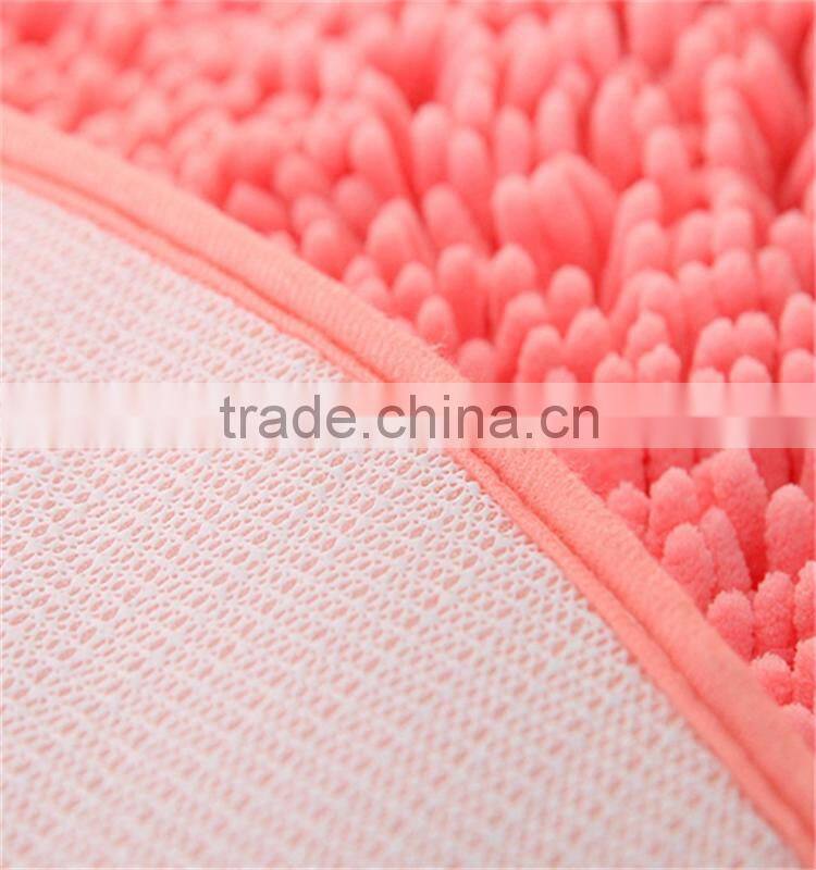 tufted chenille polyester mat