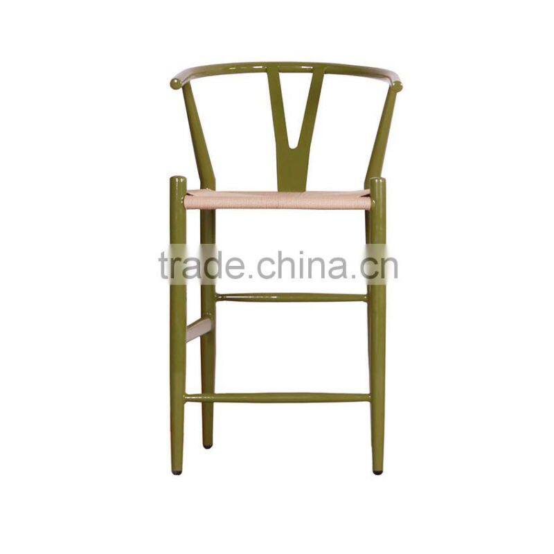 Replica design hans wenger metal bar stool china furniture