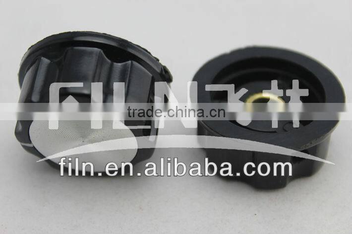 metal round car radio knobs 33mm