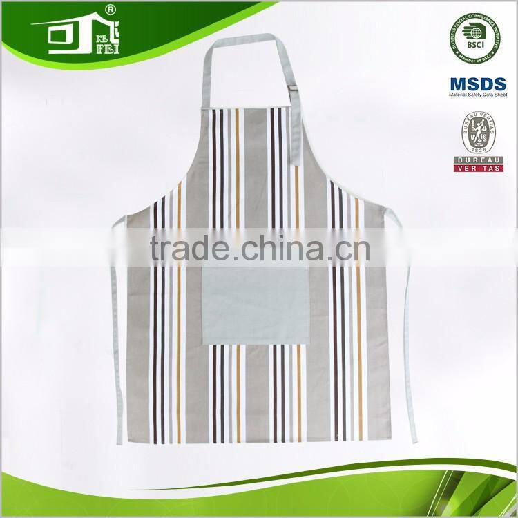 Trade Assurance Thick Poly and Cotton Striped Apron
