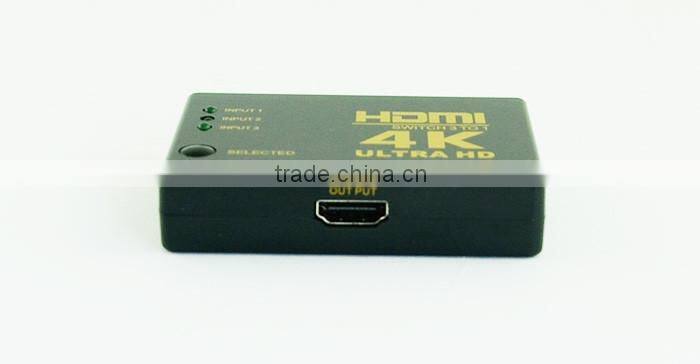 1080P 2160P 4K 3 Port Video HDMI Switch HDMI Splitter For HDTV PC