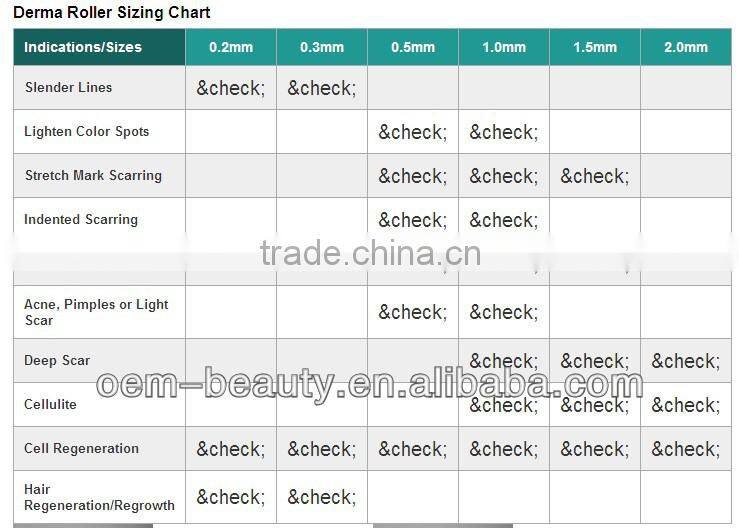 540 micro needle Mt derma roller with low price Always hotsale in the world - L005