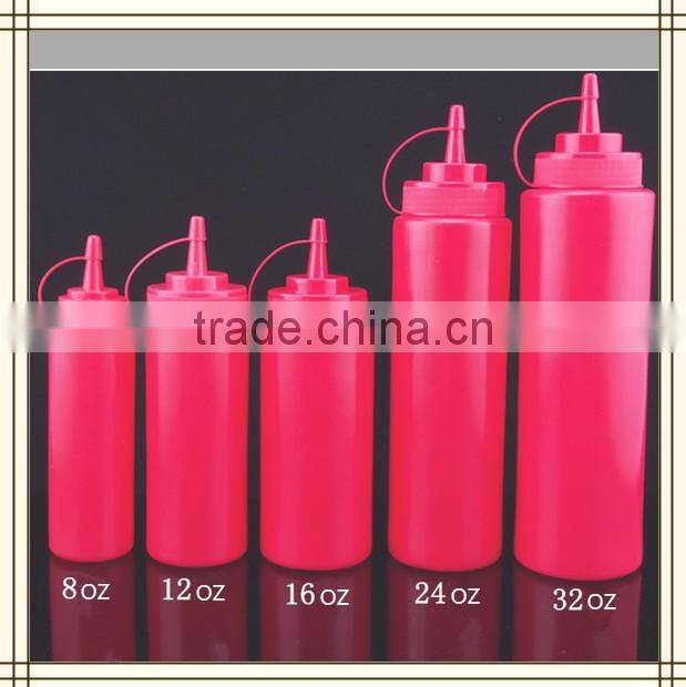500ml plastic food grade squeeze bottle with degree scale mark for spiced beef bottle