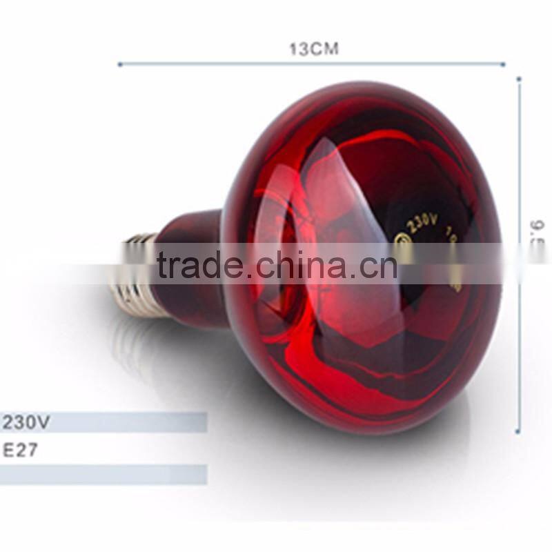 Quartz glass infrared led heat lamp for medical infrared physical therapy lamp equipments