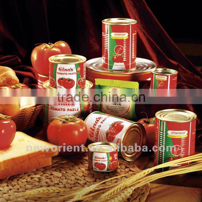 famous brand new orient tomato paste red color good quality halal food
