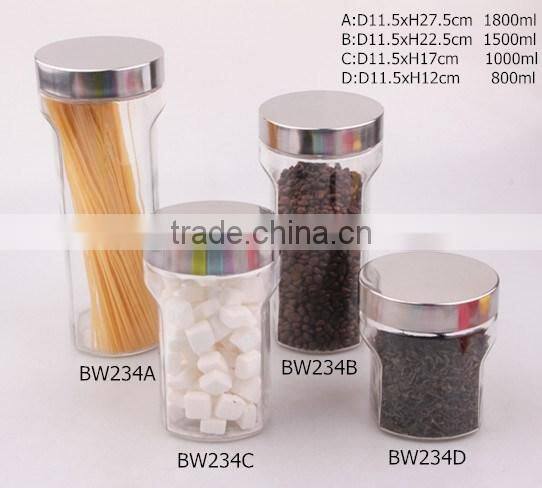 glass jar with screw lid