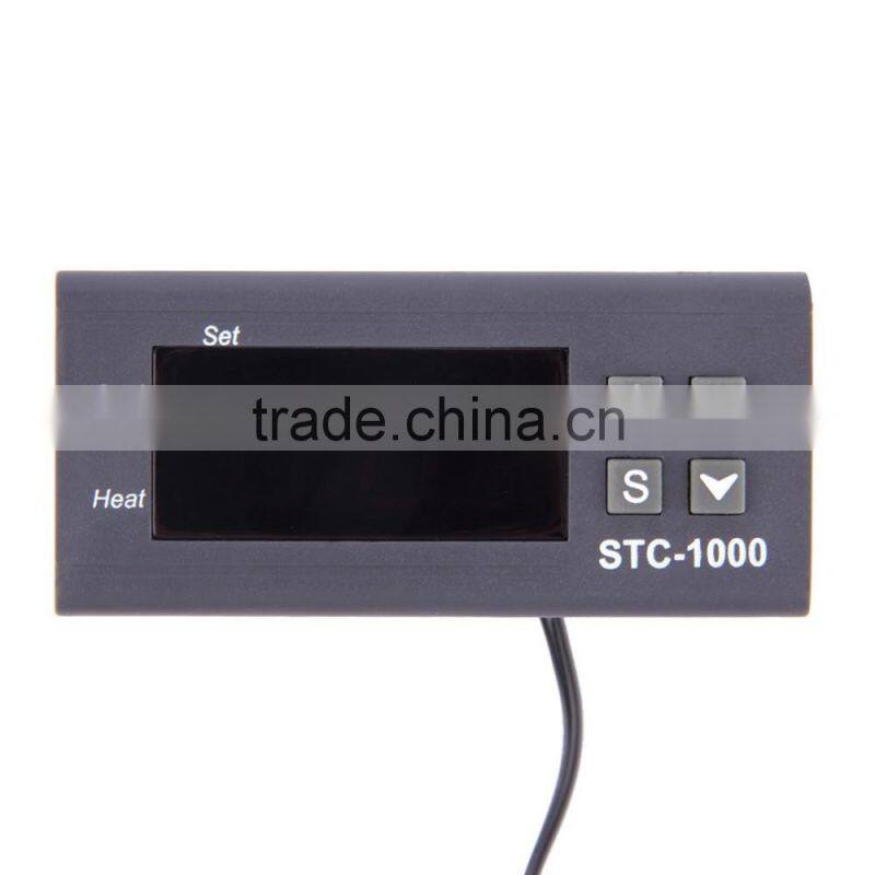 STC-1000 Two Relay Output AC DC 12V/10A Digital Temperature Controller Thermostat Cooling and Heating with 1m NTC sensor